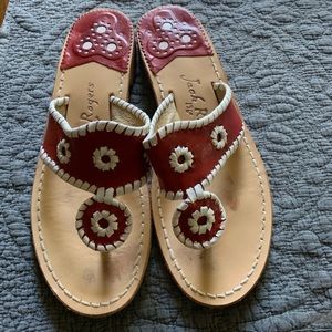 Red Jack Rogers size 8